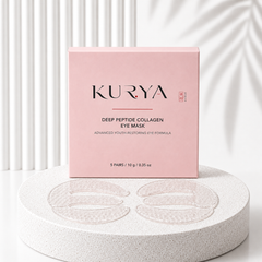 Kurya Deep Peptide Collagen Eye Mask box with 3-piece collagen patches