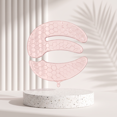Kurya 3-piece collagen eye patches floating with essence droplet